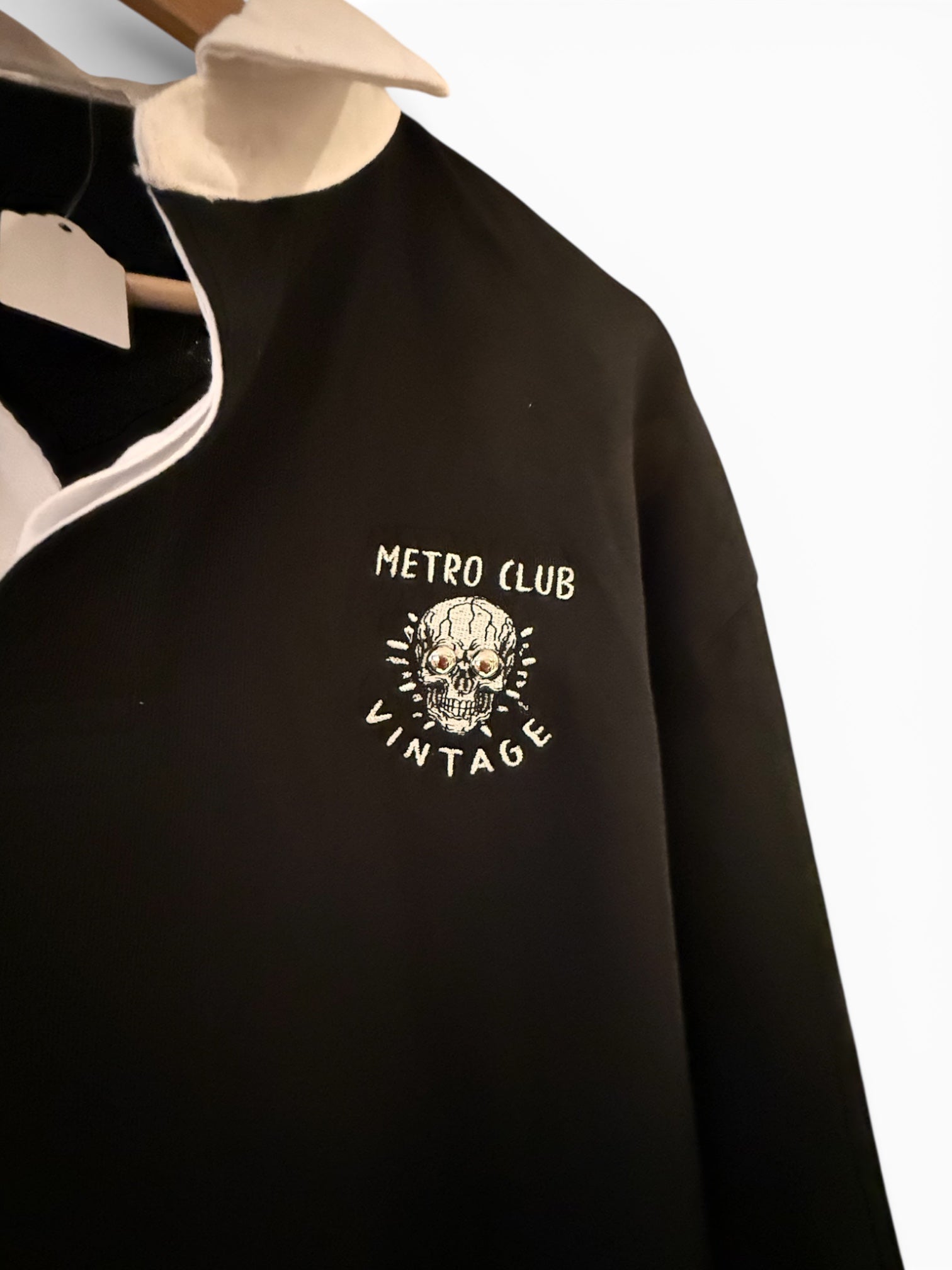 Metro Club Vintage Skull Head Rugby