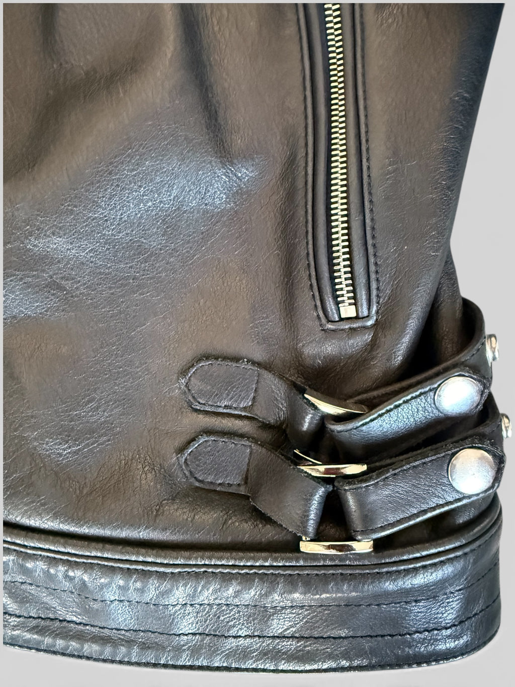 John Elliott Leather Biker Jacket