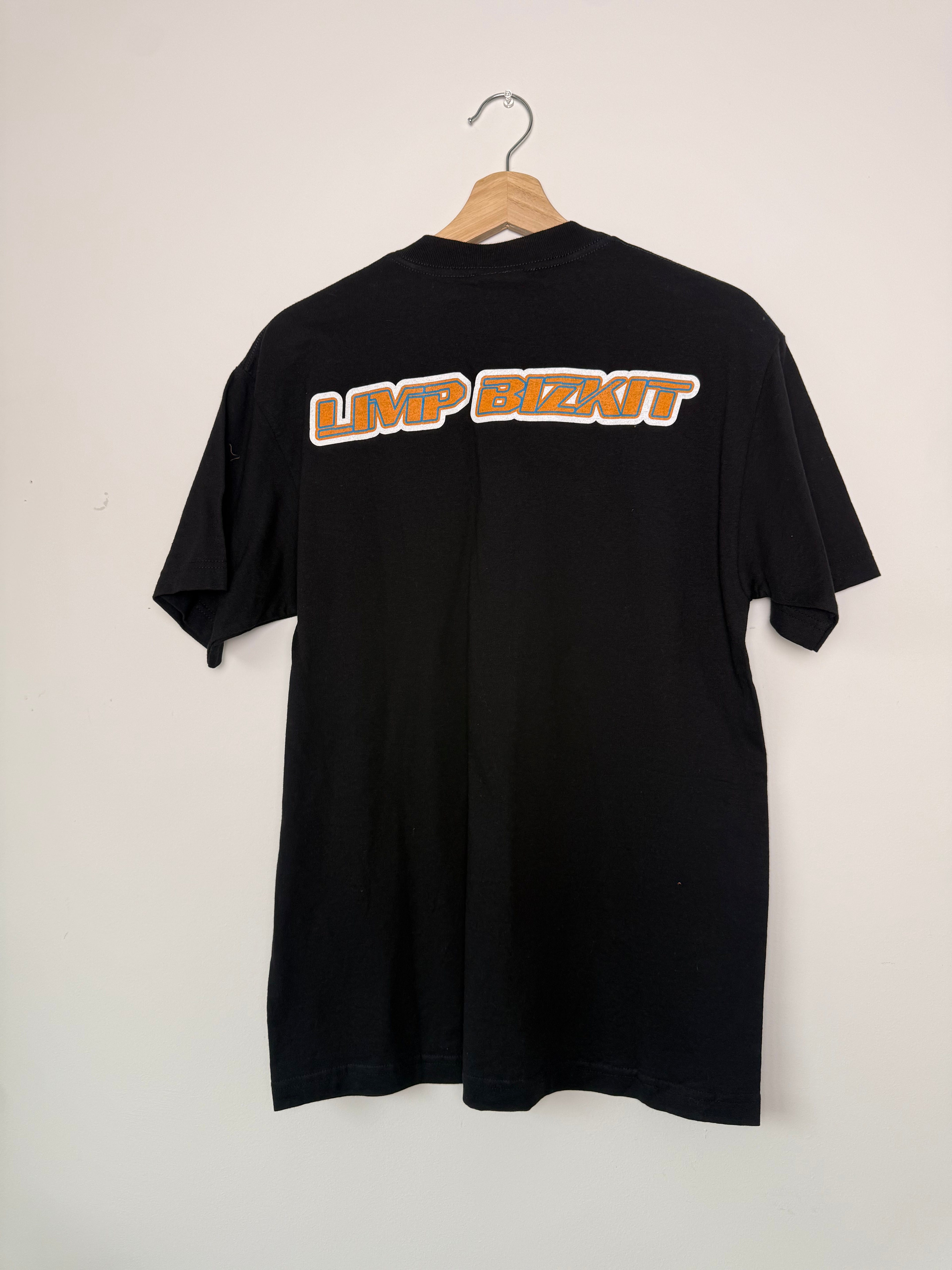 Vintage Limp Bizkit Black T-Shirt with Orange Logo