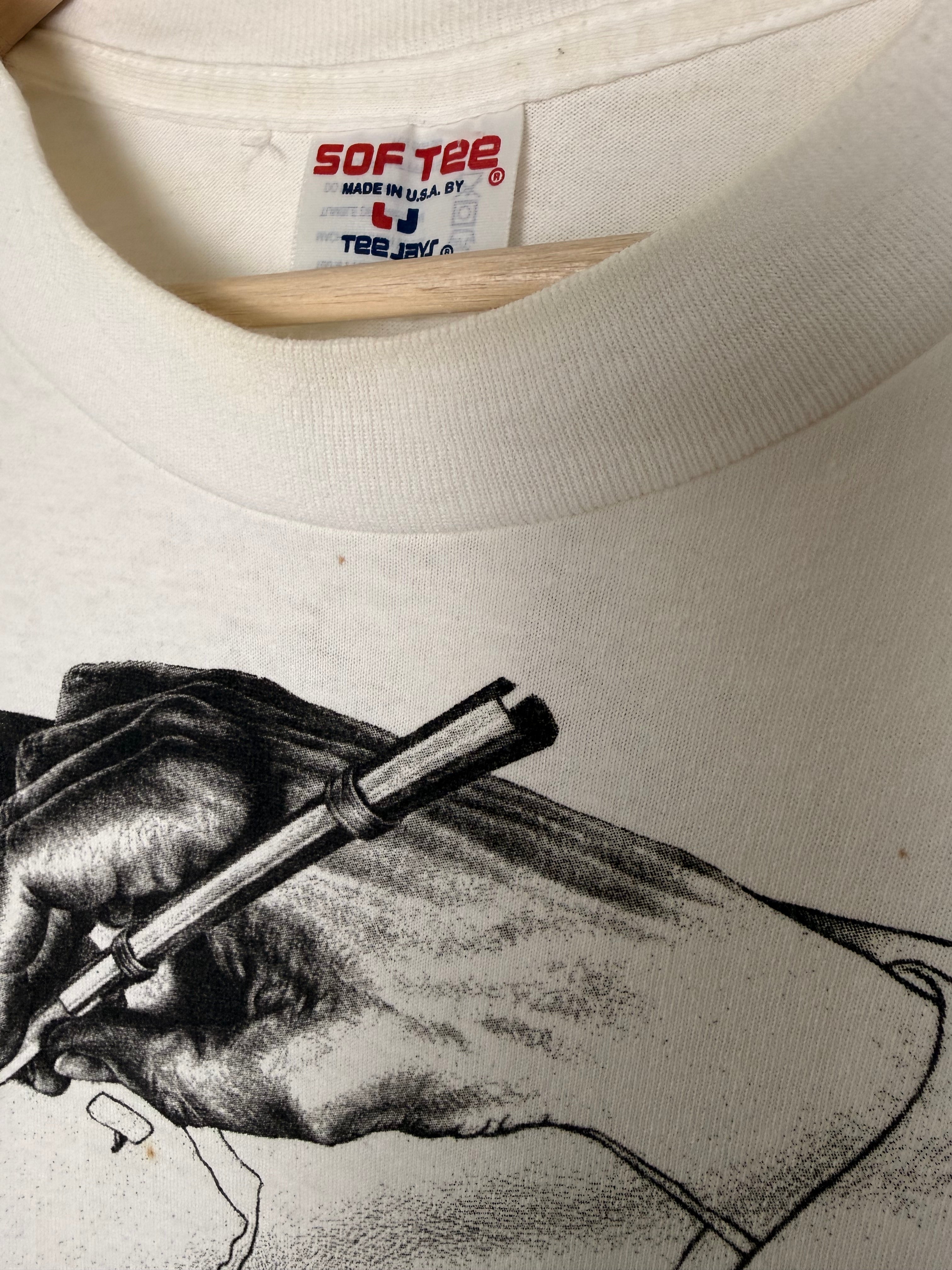 Vintage 1991 M.C. Escher All-Over Print T-Shirt