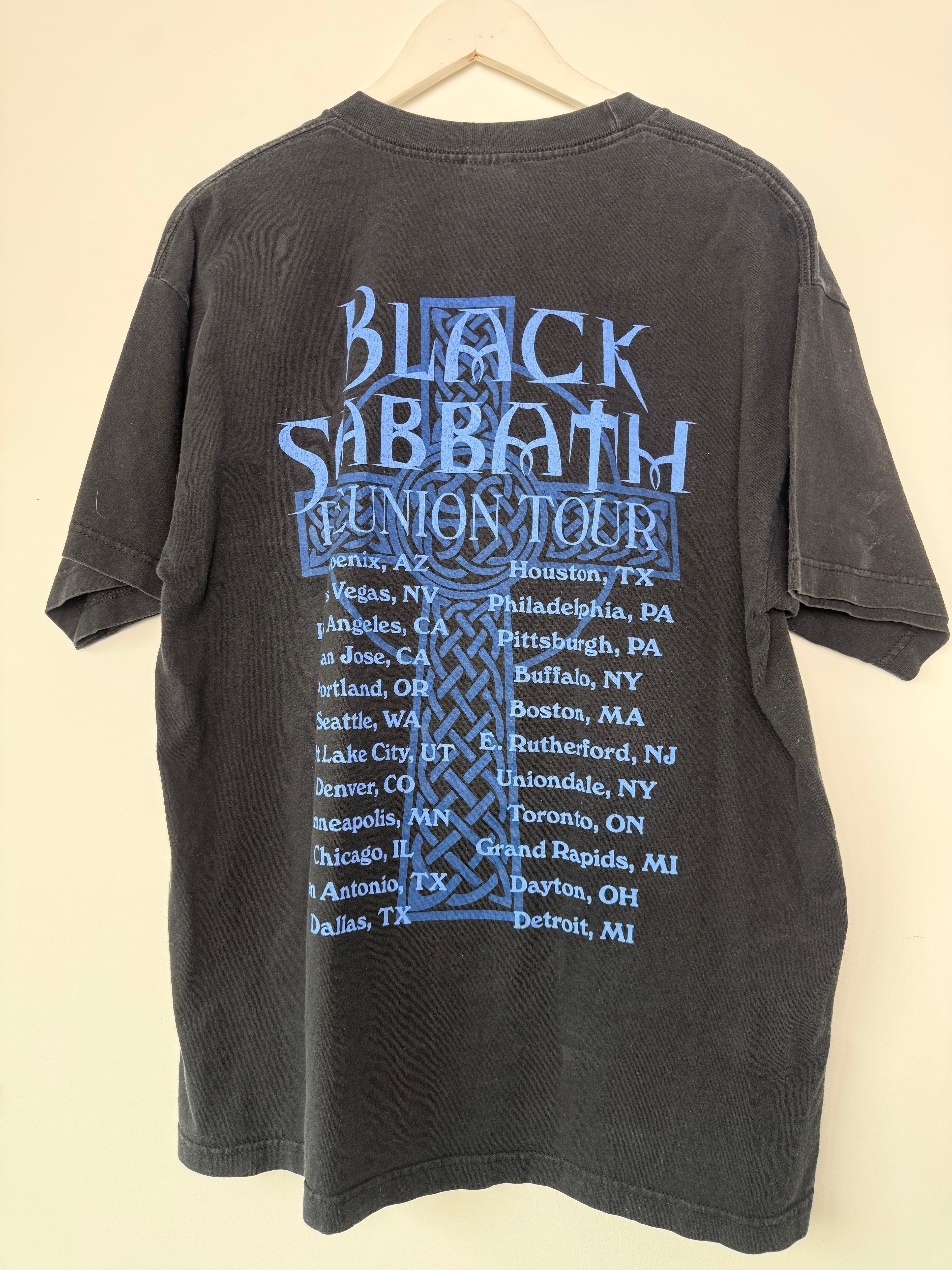 Vintage 90s Black Sabbath Reunion Tour Graphic Shirt