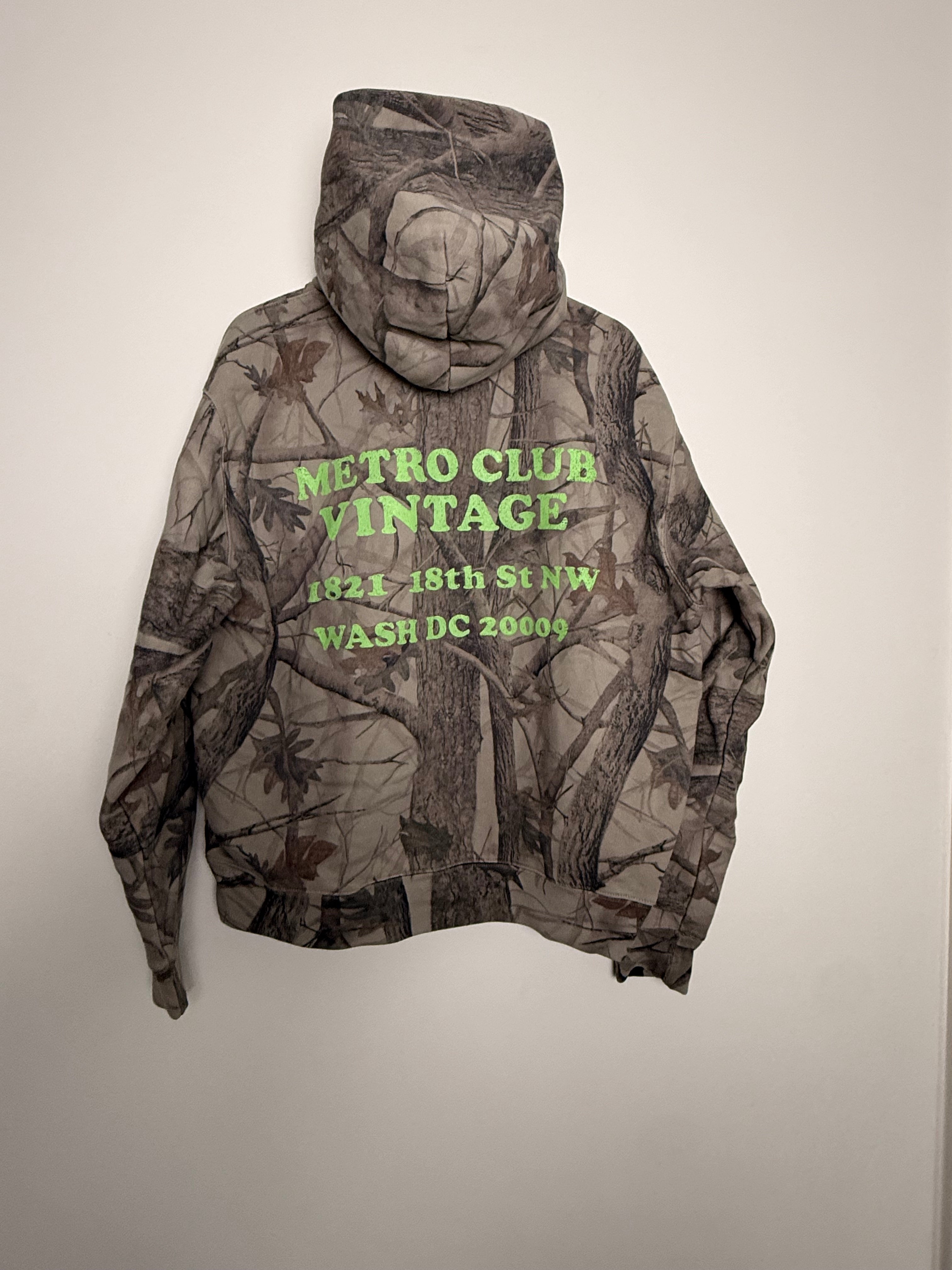 Metro Club Vintage Real Tree Hoodie