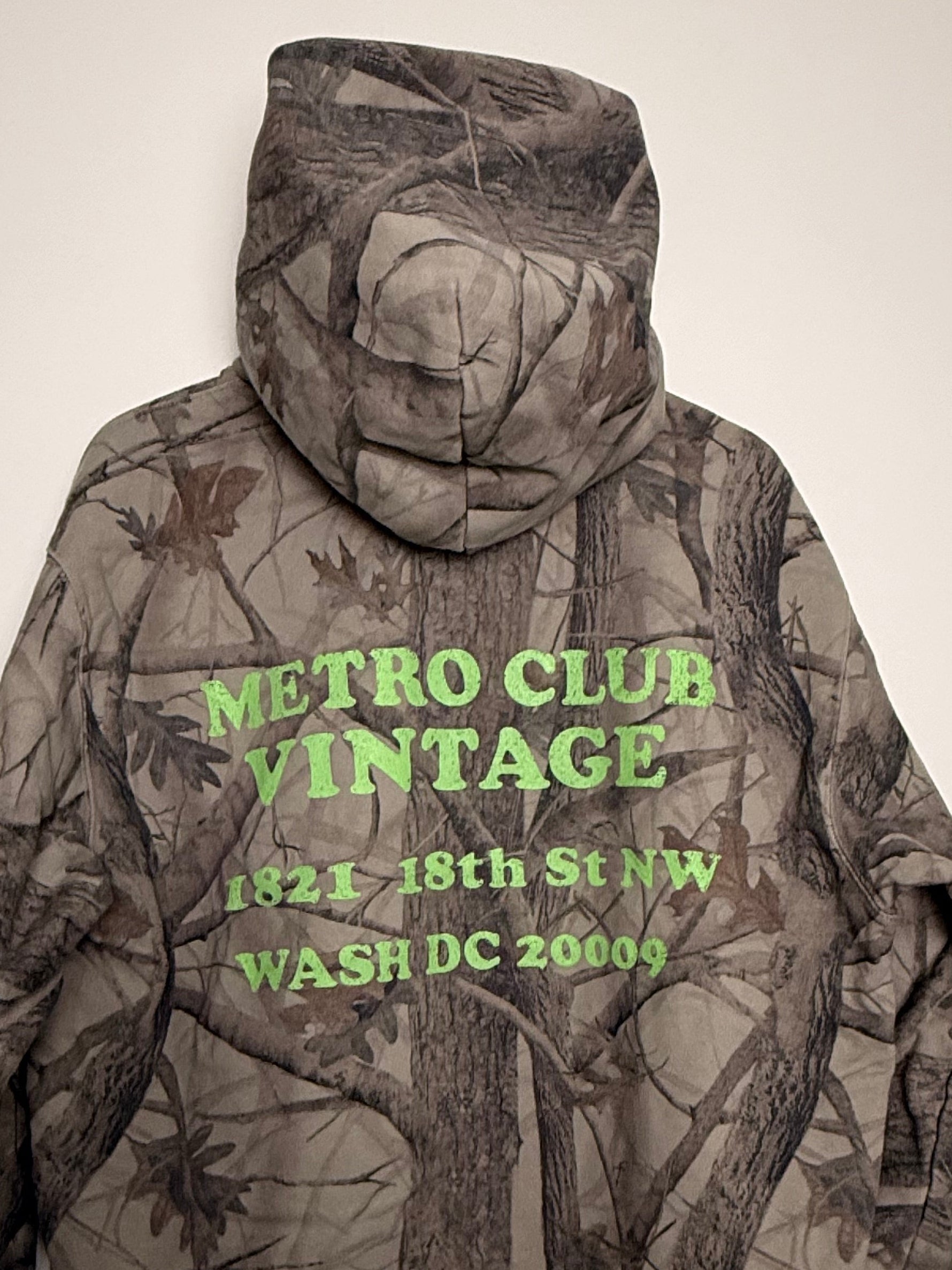 Metro Club Vintage Real Tree Hoodie